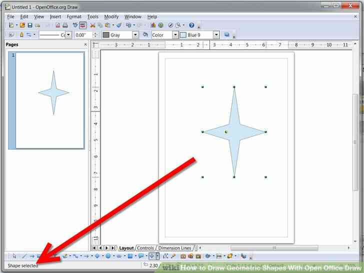 Image intitulée Dessiner des Formes Géométriques Avec Open Office Draw Étape 1Bullet7